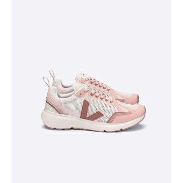 Women's Veja CONDOR 2 ALVEOMESH Shoes Beige/Pink | ZA 497PJJ